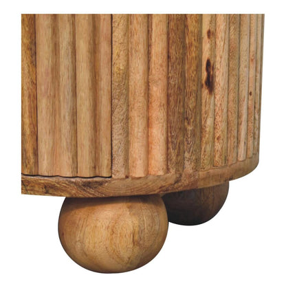 Soba Ball 3 Drawer Bedside - Living with Luxury