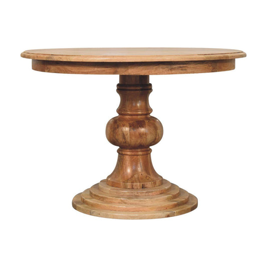 Round Turned Dining Table - Living with Luxury