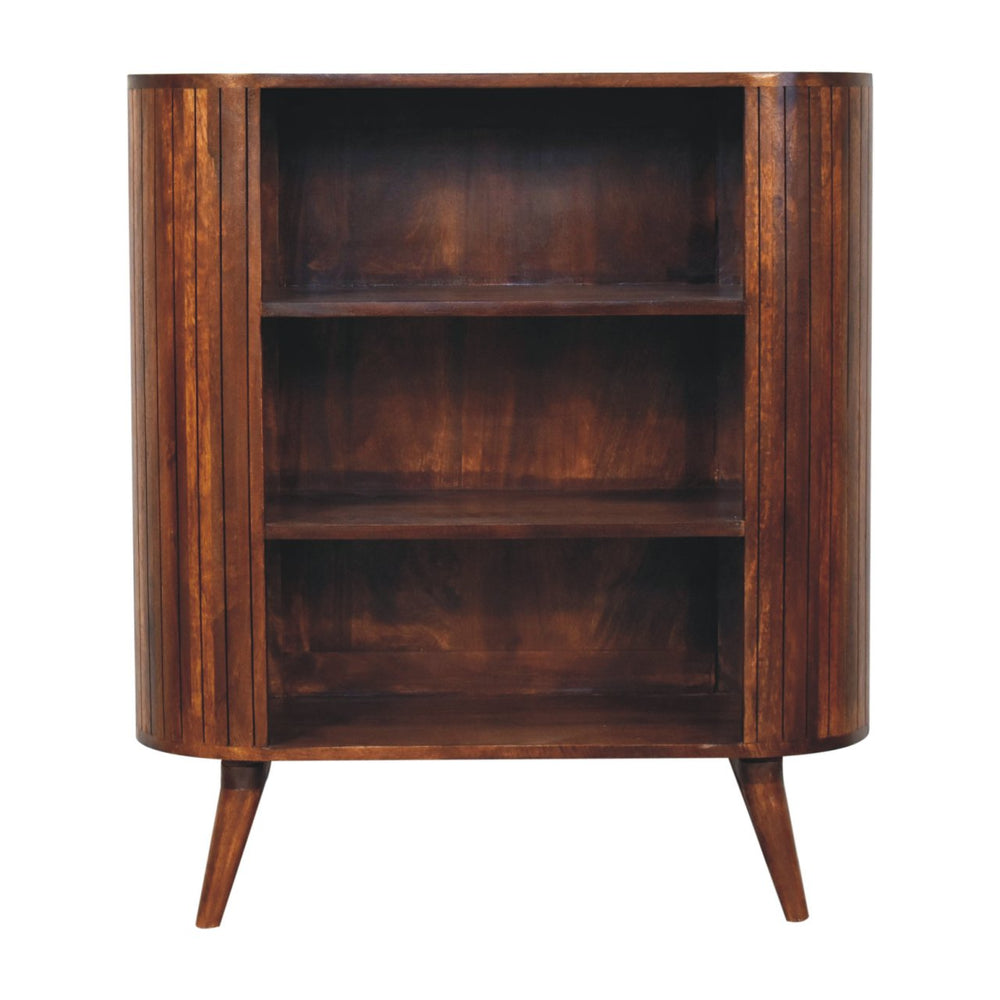 Cortez Chestnut Open Cabinet - Living with Luxury