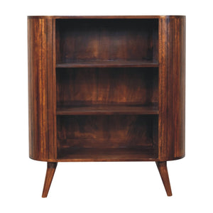 Cortez Chestnut Open Cabinet - Living with Luxury