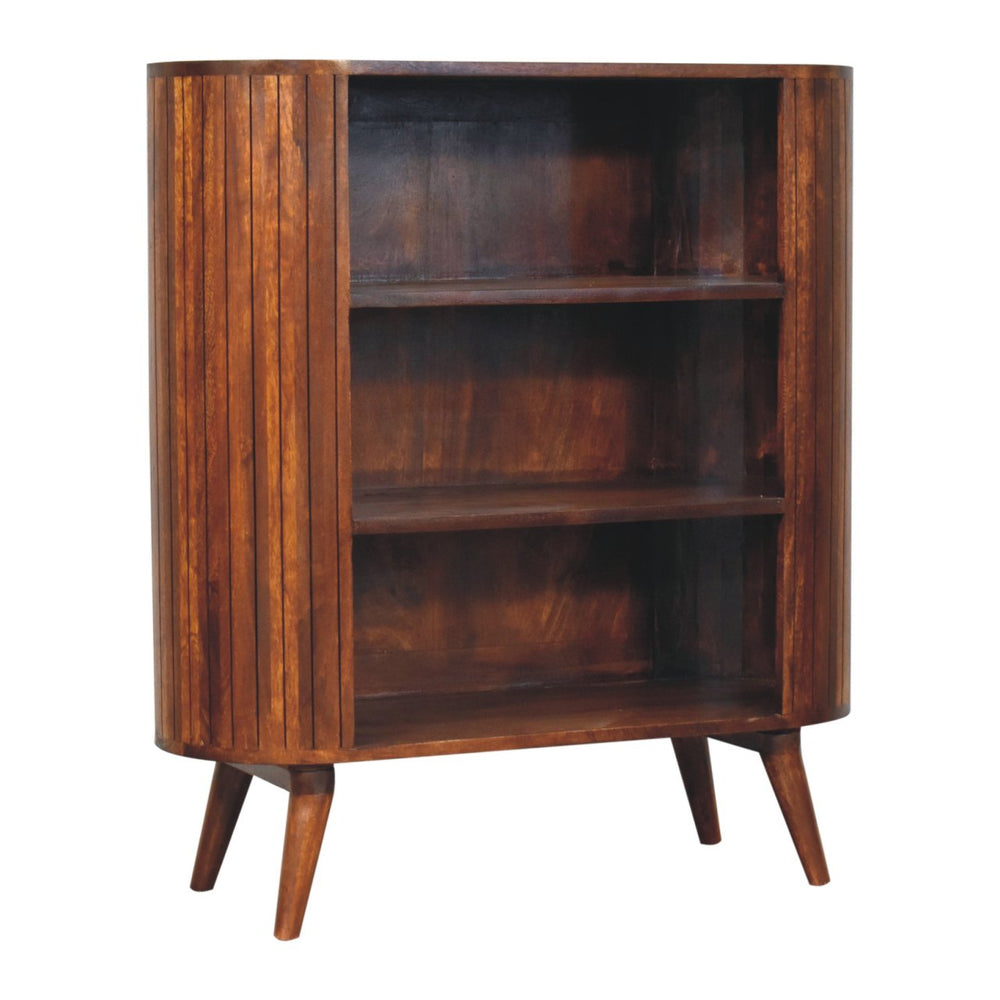 Cortez Chestnut Open Cabinet - Living with Luxury