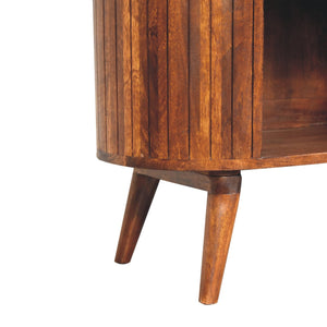 Cortez Chestnut Open Cabinet - Living with Luxury
