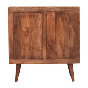 Honey Caramel Edessa Bone Inlay Cabinet - Living with Luxury