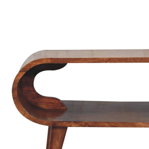 Wooden Coffee Table – Amaya Nordic Style Honey Caramel Coffee Table