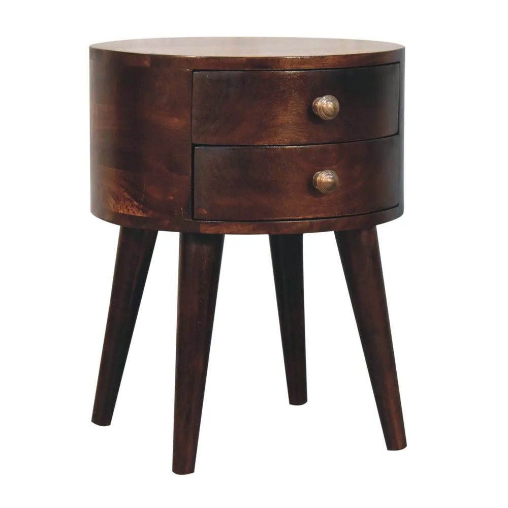 Odyssey California Walnut Bedside Table - Solid Wood