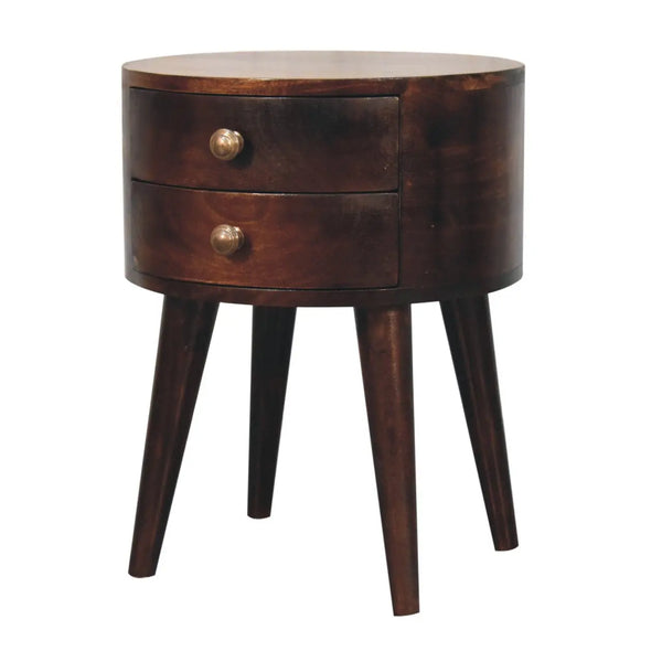 Odyssey California Walnut Bedside Table - Solid Wood
