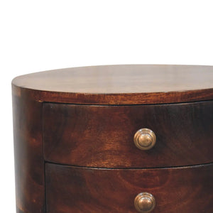 Odyssey California Walnut Bedside Table - Solid Wood