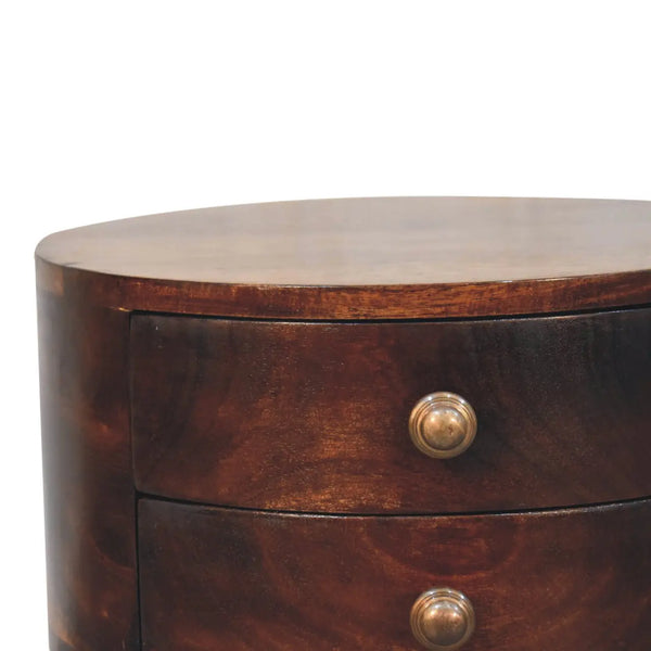 Odyssey California Walnut Bedside Table - Solid Wood
