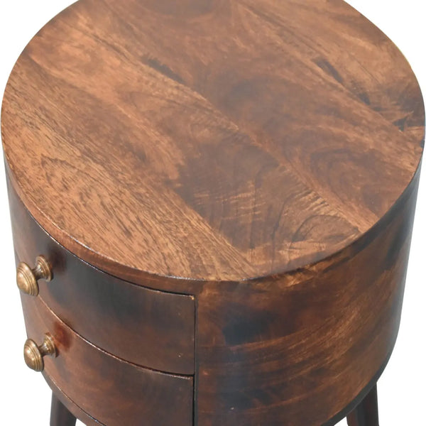 Odyssey California Walnut Bedside Table - Solid Wood