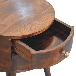 Odyssey California Walnut Bedside Table - Solid Wood