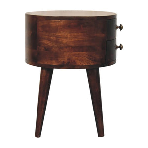 Odyssey California Walnut Bedside Table - Solid Wood