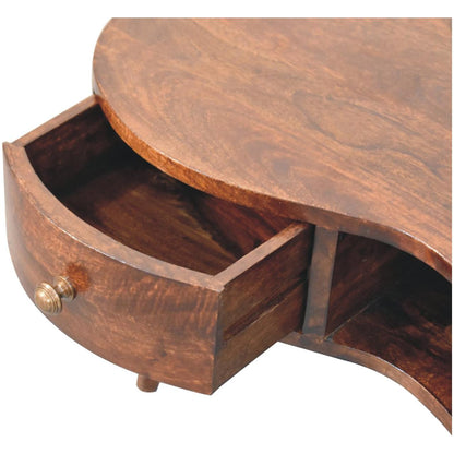 California Walnut Wave Coffee Table
