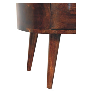 California Walnut Wave Coffee Table
