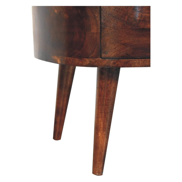 California Walnut Wave Coffee Table