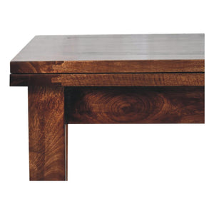 California Walnut Extendable Butterfly Dining Table