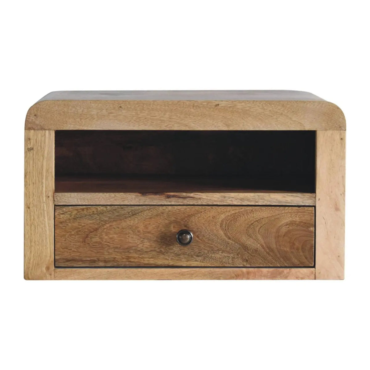 Chunky Oak ish Floating Bedside