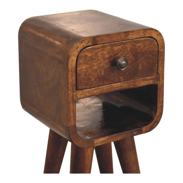 Extra Mini Chestnut Curve Lower Bedside