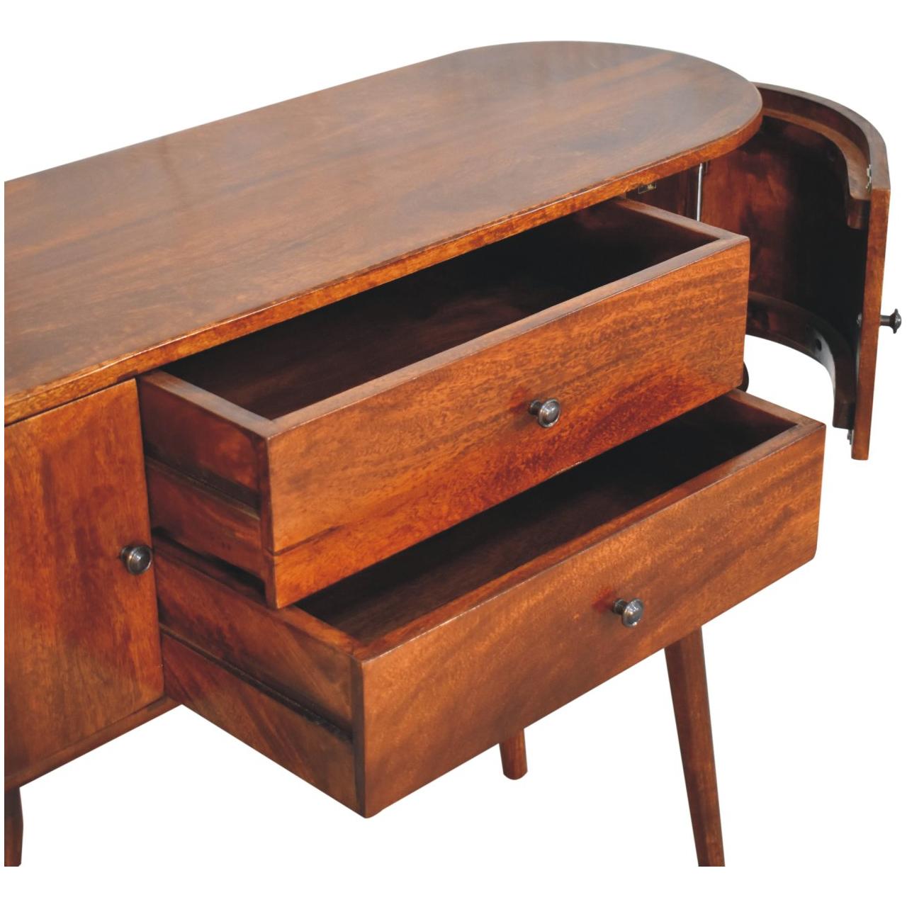 Grove Chestnut Console Table Living with Luxury
