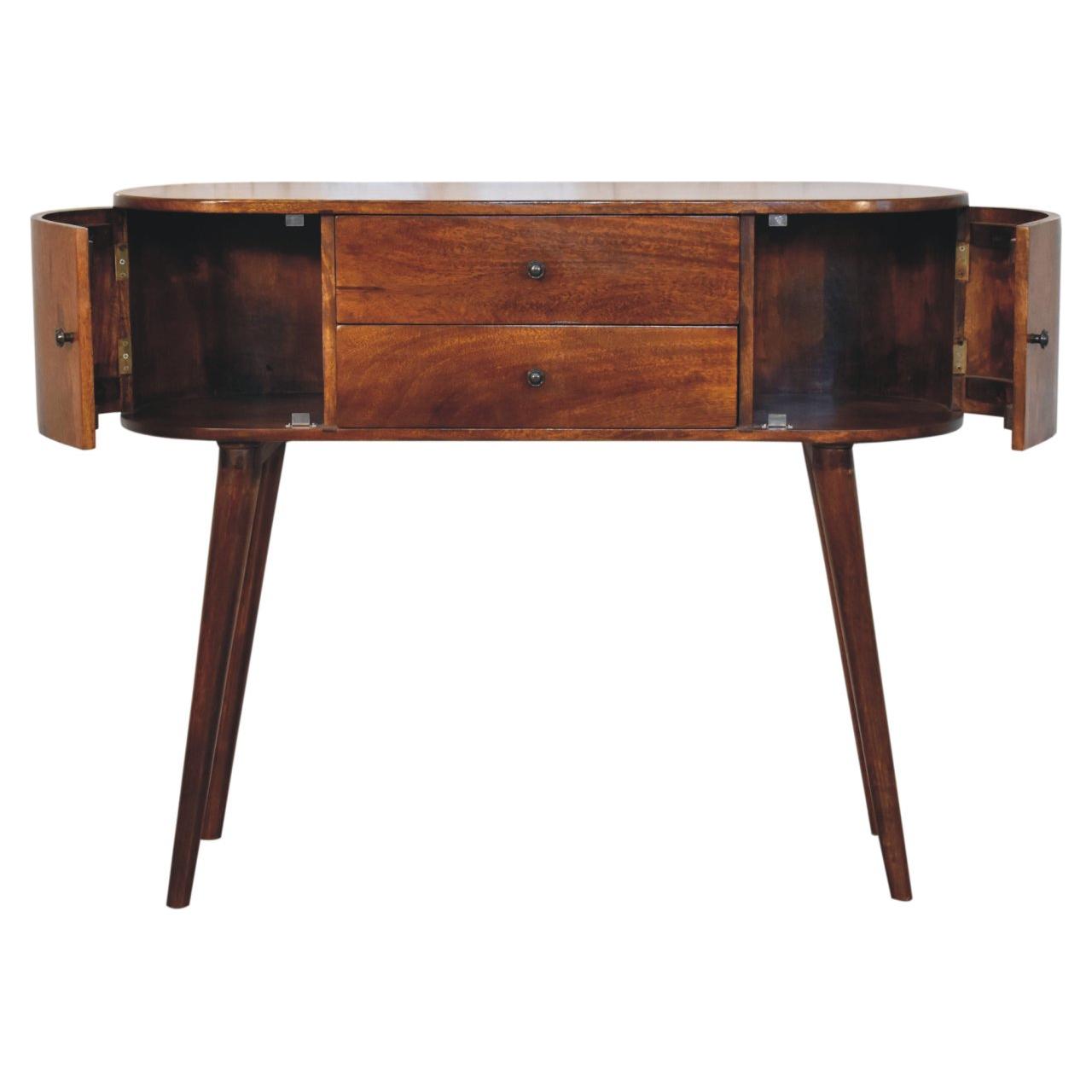 Grove Chestnut Console Table Living with Luxury