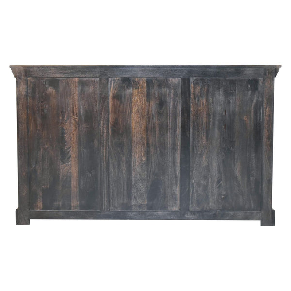 Regal Ash Black Rustic Sideboard - Living with Luxury