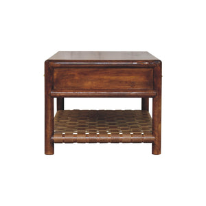 Regency Woven Console Table with 2 drawers