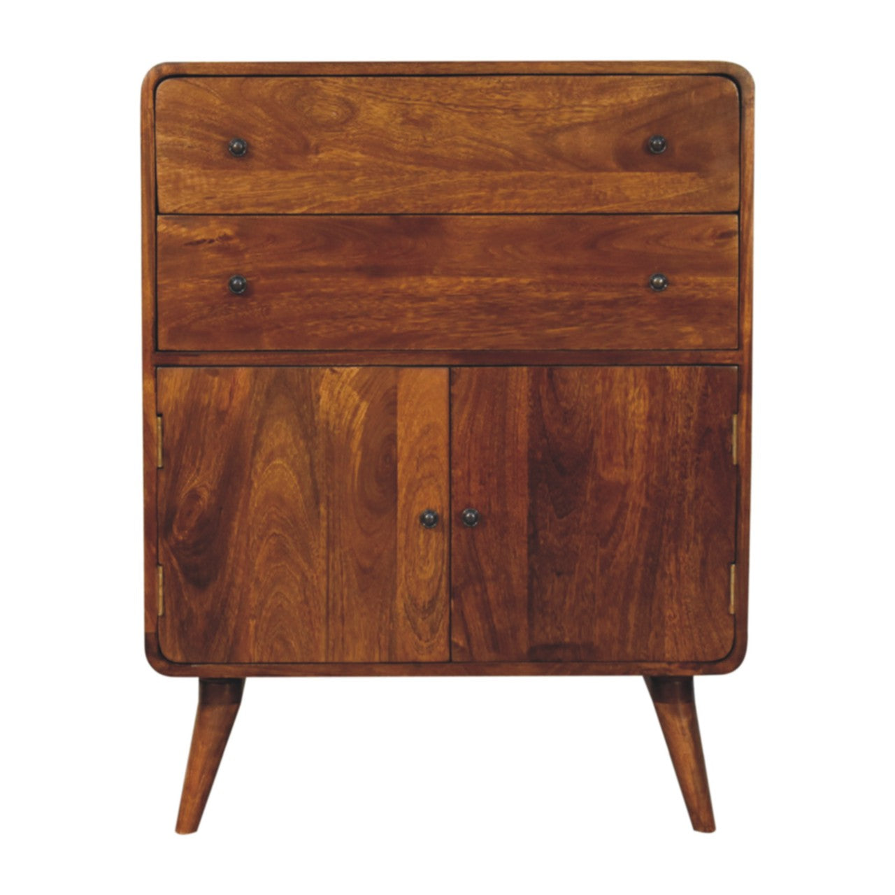 Curved Nordic Charm Cabinet - Living with Luxury