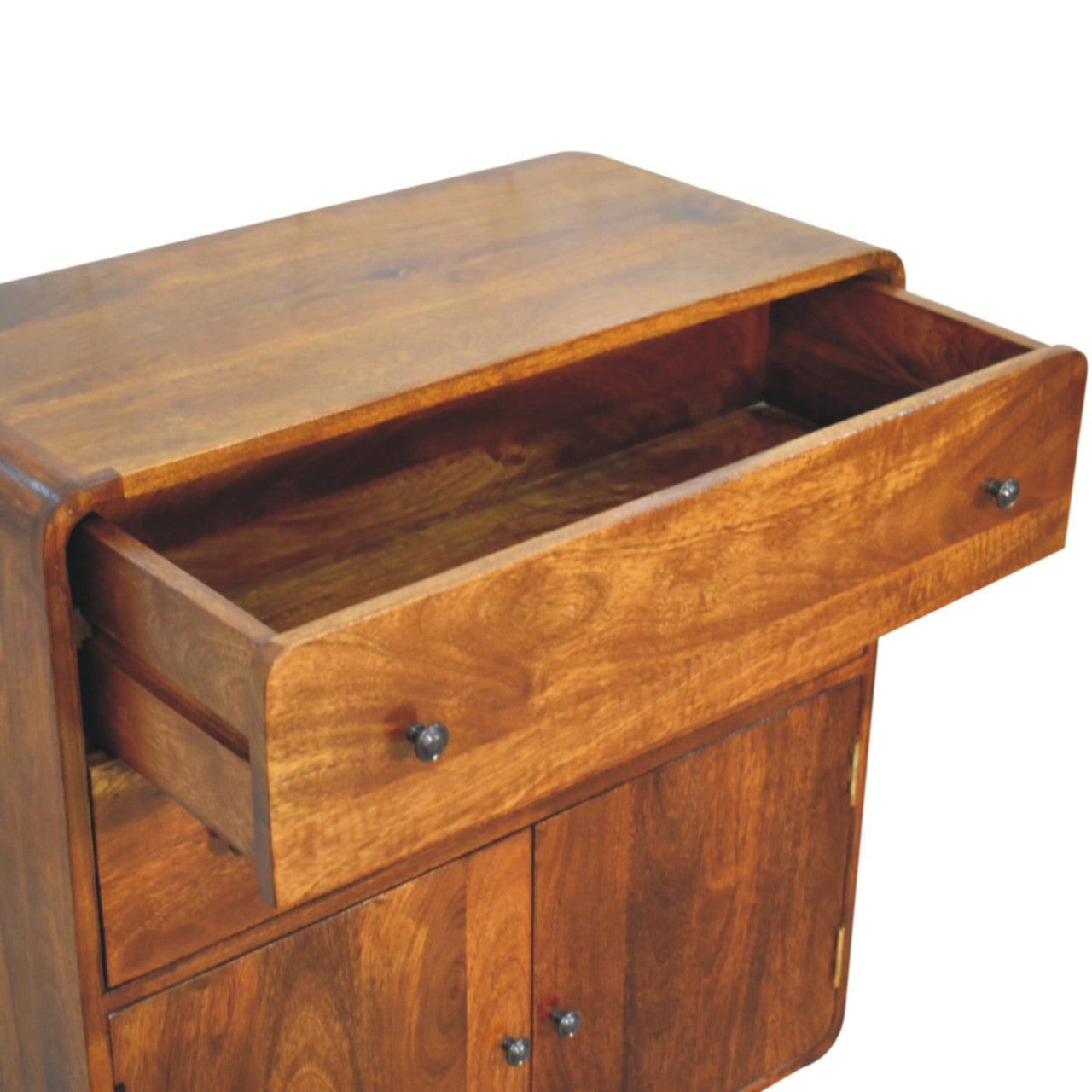 Curved Nordic Charm Cabinet - Living with Luxury