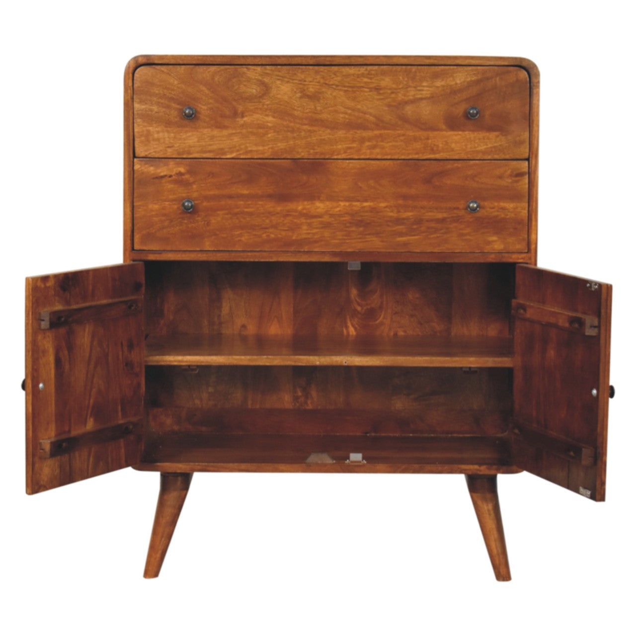 Curved Nordic Charm Cabinet - Living with Luxury