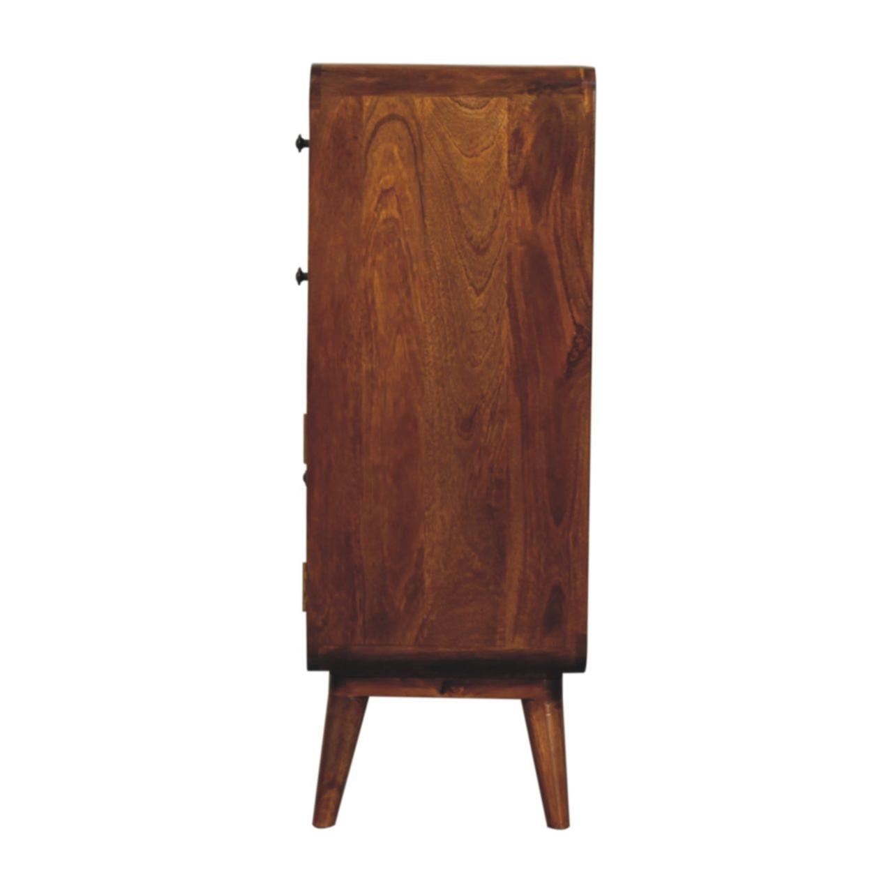 Curved Nordic Charm Cabinet - Living with Luxury