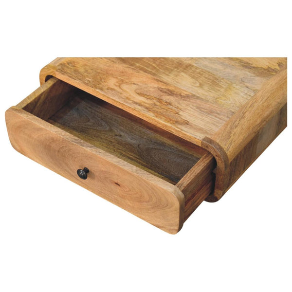 Avora Wall-Mounted Oak-ish 1 Drawer Nightstand