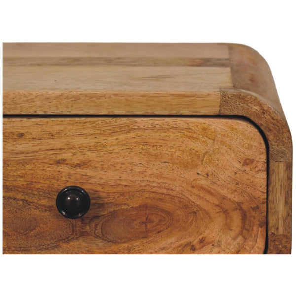 Avora Mini Wall-Mounted Oak-ish 1 Drawer Nightstand
