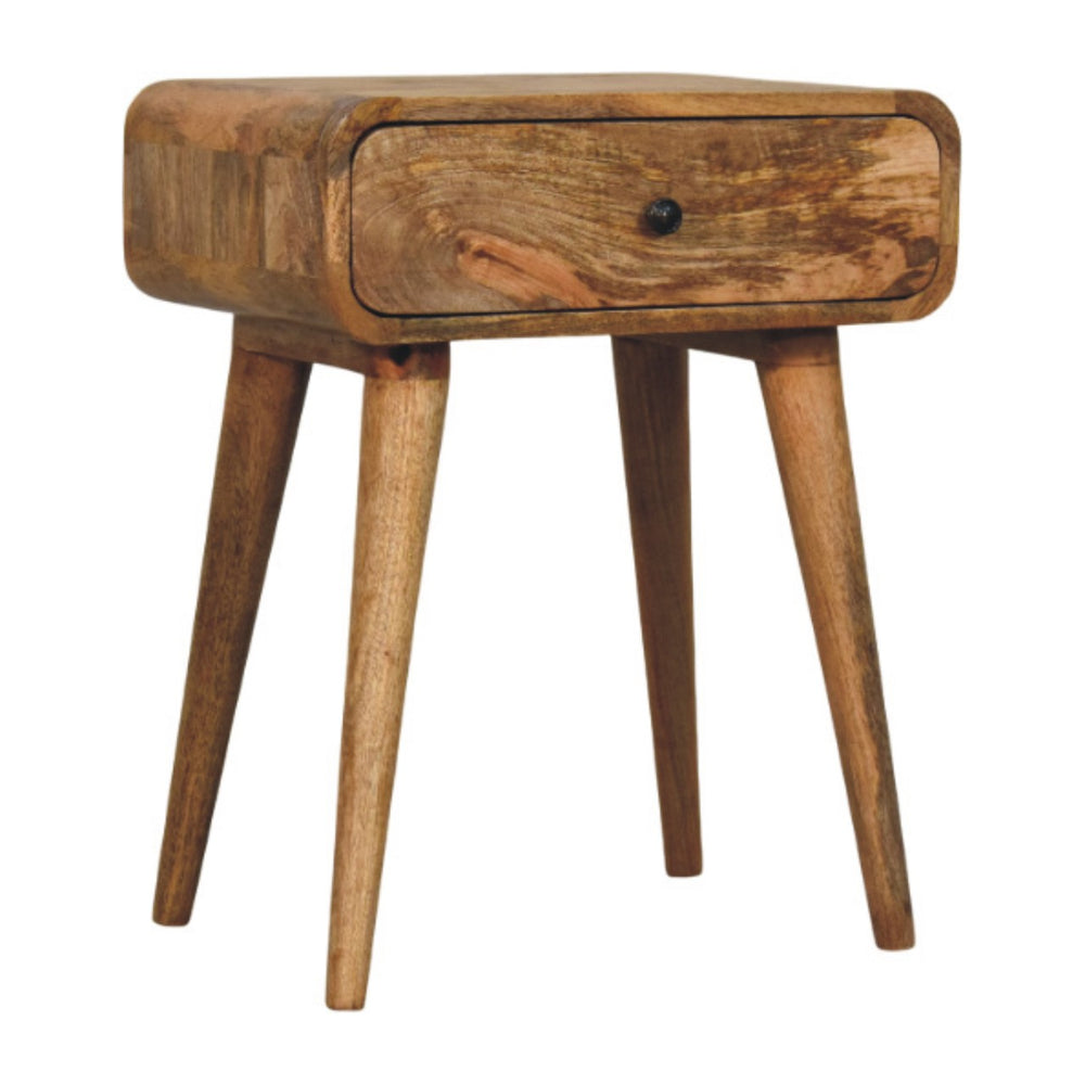 Avora Oak-ish Nightstand with 1 drawer
