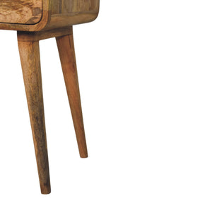 Avora Oak-ish Nightstand with 1 drawer