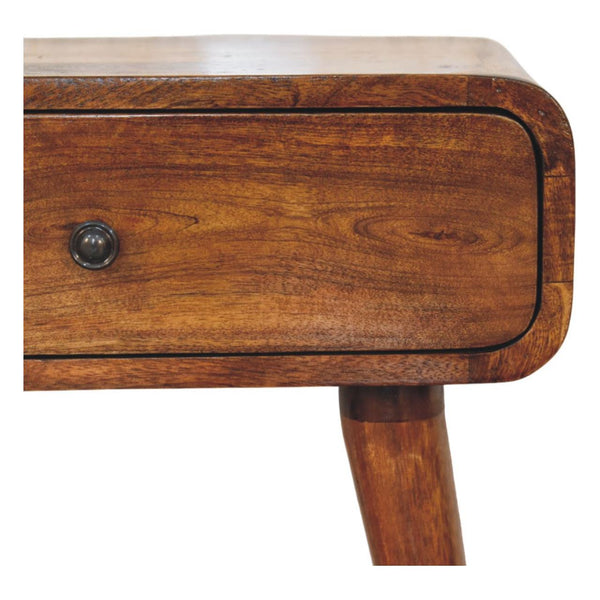 Avora Chestnut Nightstand with 1 drawer