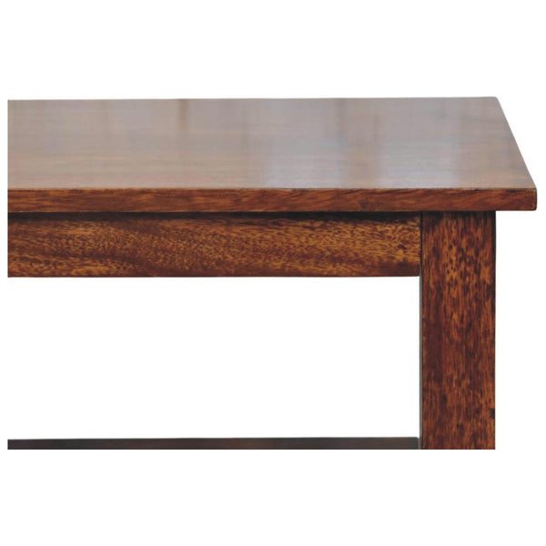 Belmont X-Frame Chestnut Coffee Table