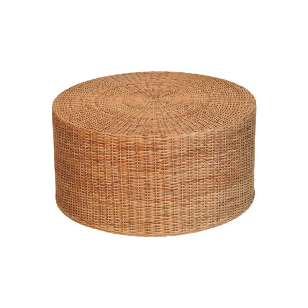 Regency Round Woven Coffee Table - Living with Luxury