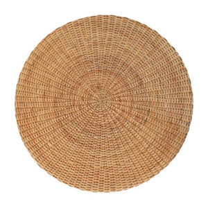 Regency Round Woven Coffee Table with Ball Feet - Living with Luxury