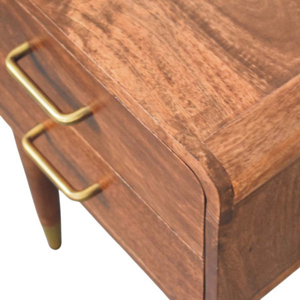 Valenza Two-Drawer Bedside Table