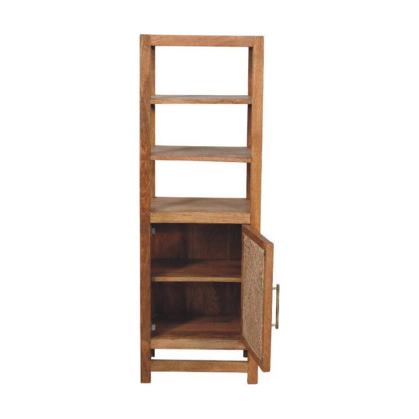 Saffron Rattan Tall Cabinet - Living with Luxury