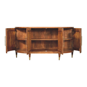 Ravello Curved 4-Door Sideboard - Living with Luxury