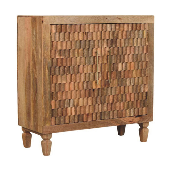 Cadiz Carved Block Cabinet - Living with Luxury