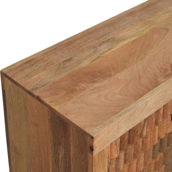 Cadiz Carved Block Cabinet - Living with Luxury