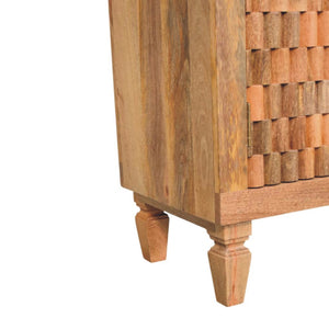 Cadiz Carved Block Cabinet - Living with Luxury