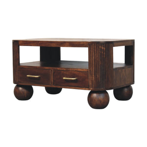 Sphere Leg Coffee Table - Living with Luxury