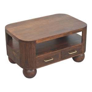 Sphere Leg Coffee Table - Living with Luxury
