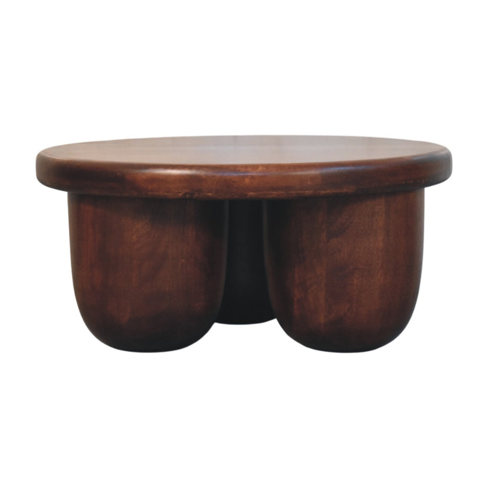 Clara Sculpted Coffee Table - Living with Luxury