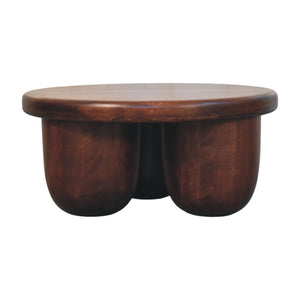 Clara Sculpted Coffee Table - Living with Luxury