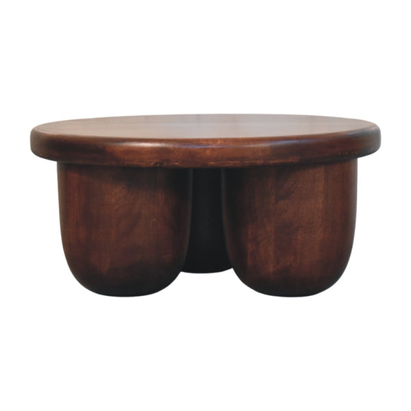 Clara Sculpted Coffee Table - Living with Luxury