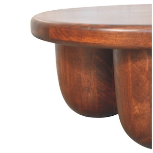 Clara Sculpted Coffee Table - Living with Luxury
