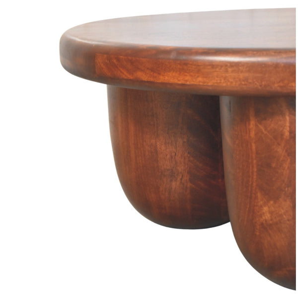 Clara Sculpted Coffee Table - Living with Luxury